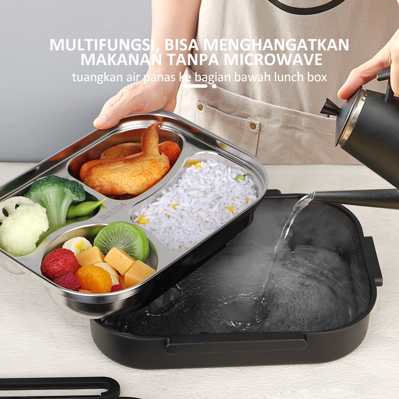 Dachin Etech Global ecentio Lunch Box Stainless 1000 ml