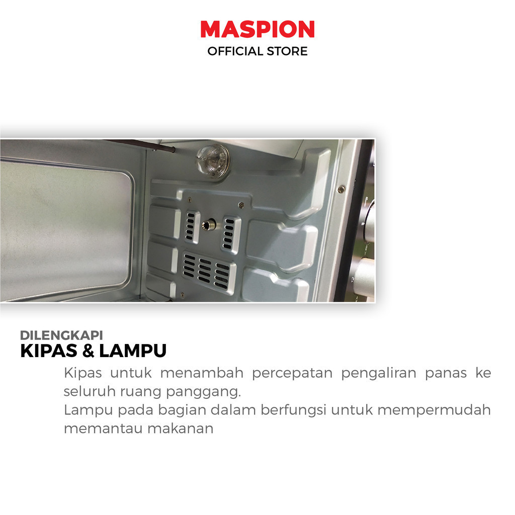Maspion Group Maspion Oven Toaster MOT-3001 BS