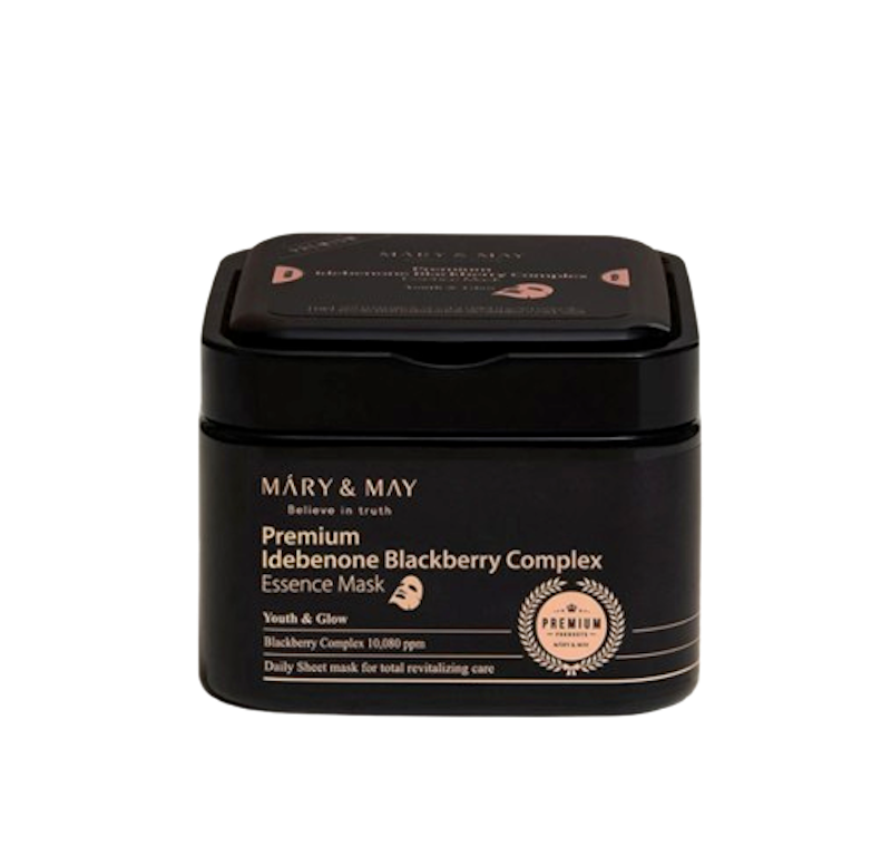 Mary & May Premium Idebenone Blackberry Complex Essence Mask 1