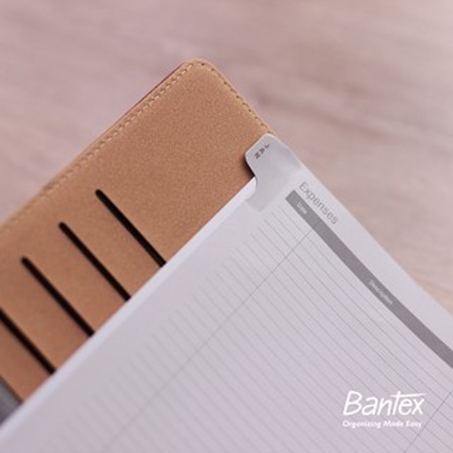 Bantex Leather Notebook