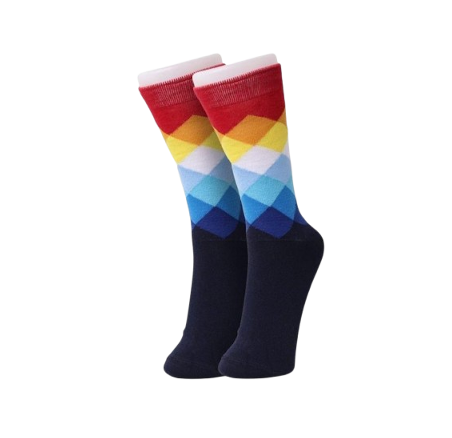 Terzien Kaos Kaki Panjang Motif Tribal  ｜ B30