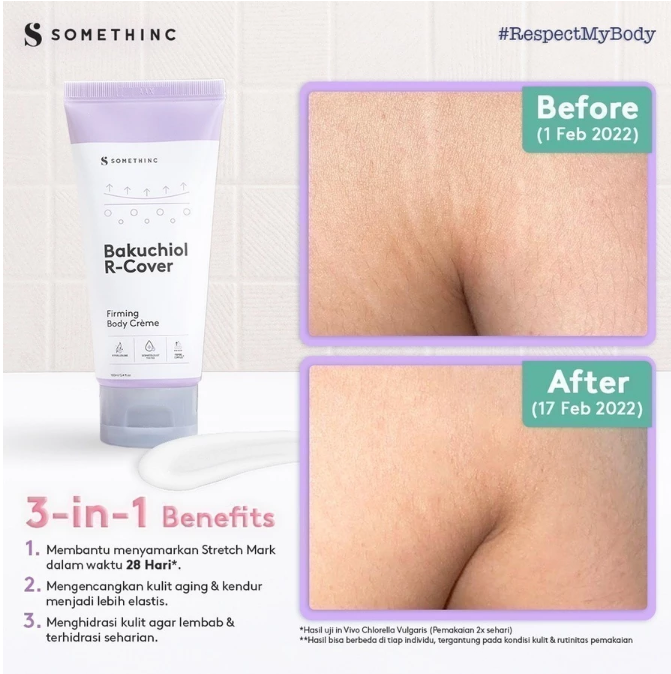 Royal Pesona Indonesia SOMETHINC Bakuchiol R-Cover Firming Body Crème