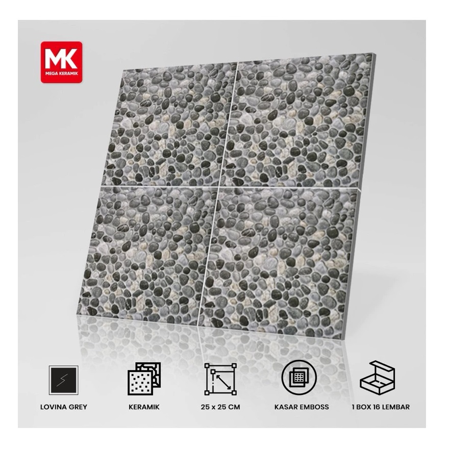 UNO Ceramics Lovina Grey 2