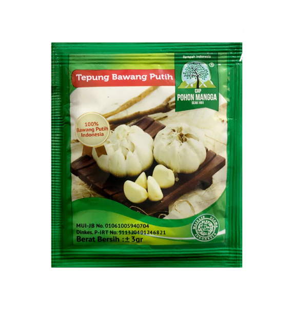 Cap Pohon Mangga Bawang Putih Bubuk