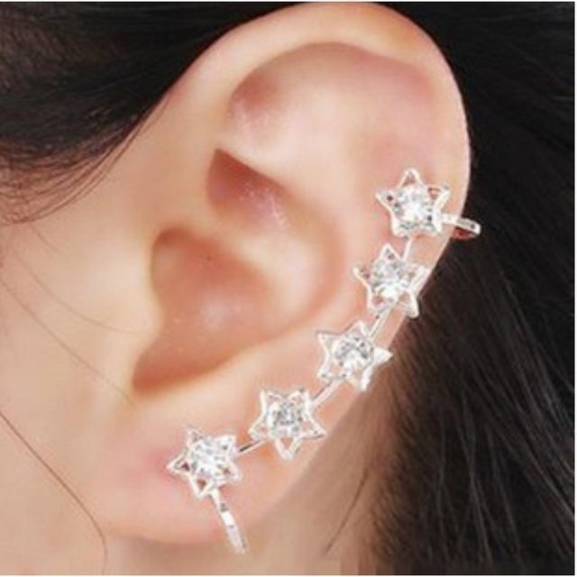 Stars Ear Cuff Diamond Touch ｜ E93