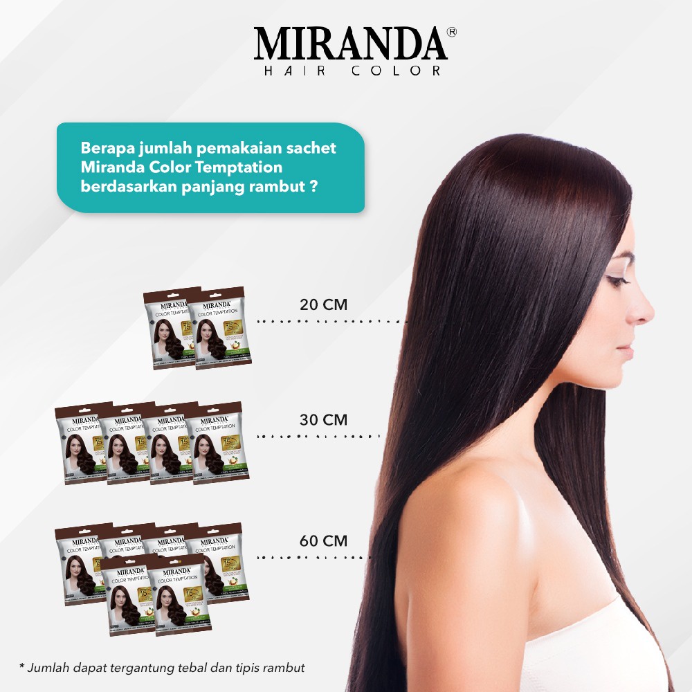 Miranda Hair Color Temptation Supreme Cocoa MCT2 