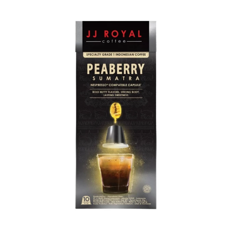 JJ Royal Coffee Capsule Peaberry Sumatra 1