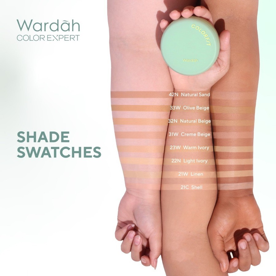 Paragon Technology and Innovation Wardah Colorfit 5D Blur Cloud Cushion 22N Light Ivory