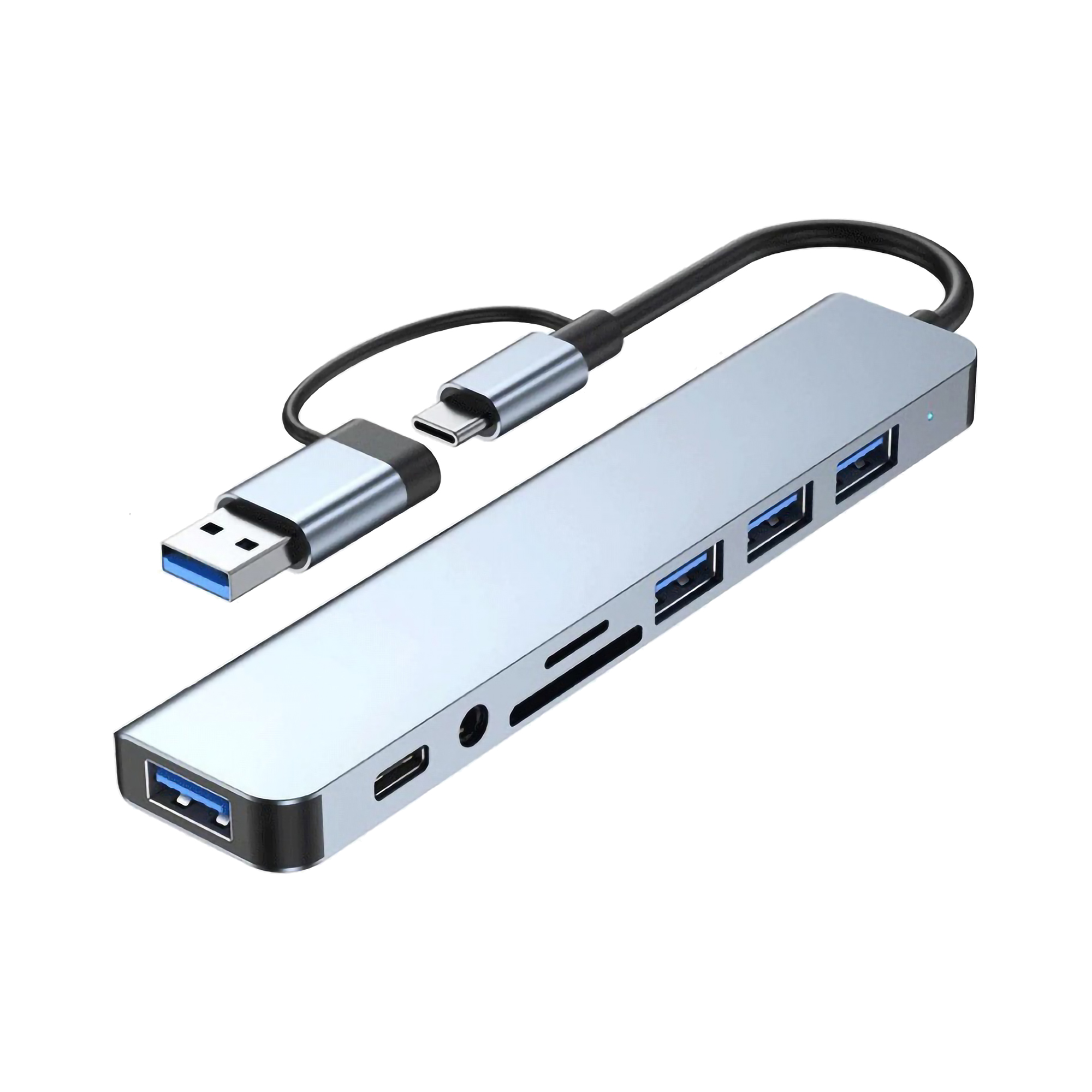 MeTiKo 8-in-1 USB Type-C Hub ST-8in1