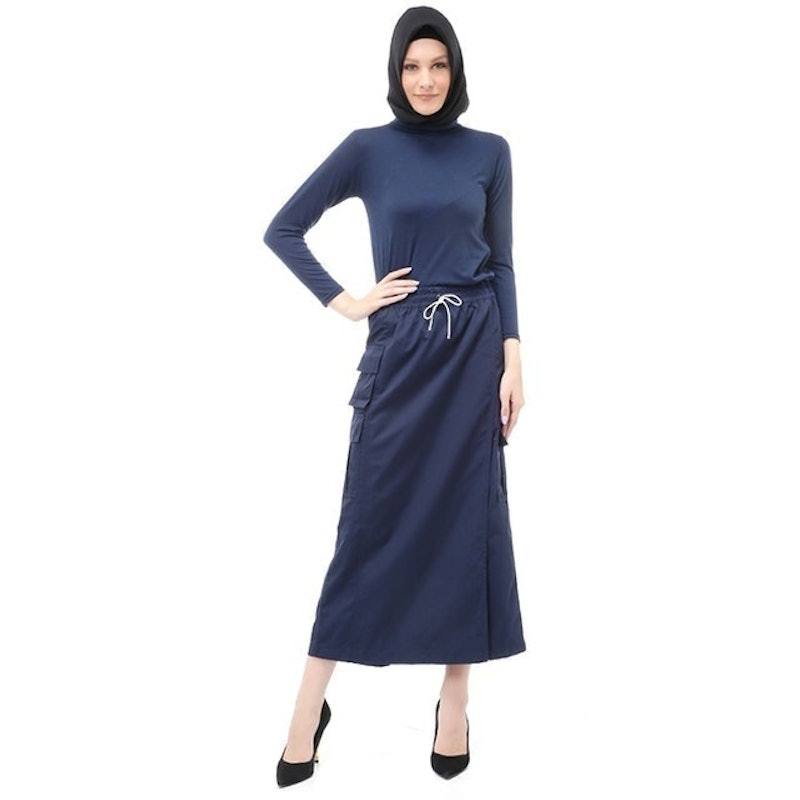 Kayla Rok Celana Panjang Muslimah Bawahan Wanita Relaxed Fit 1