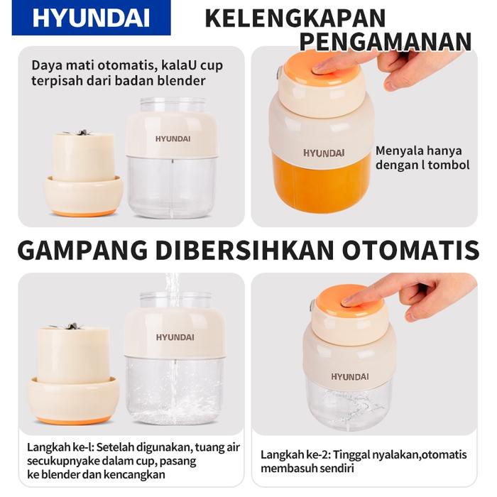 Hyundai Blender Mini Portable
