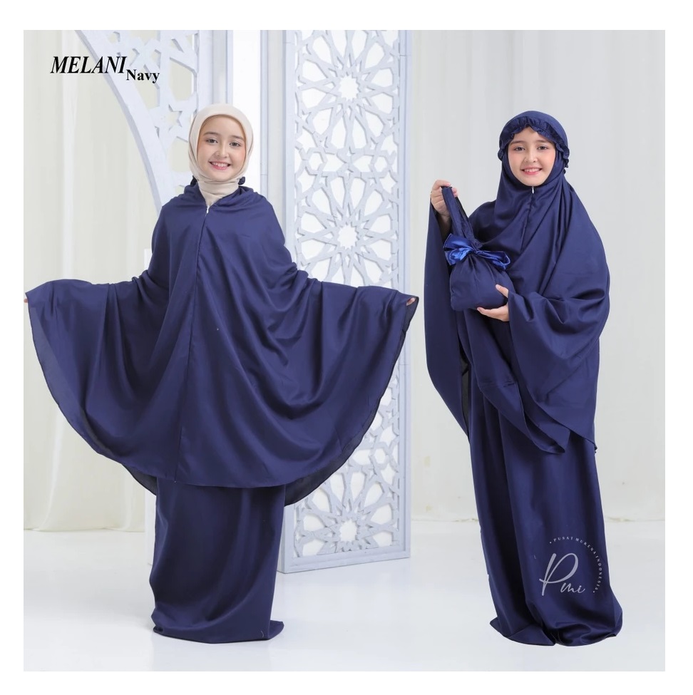 Pusat Mukena Indonesia Melani Mukena Anak 2-in-1