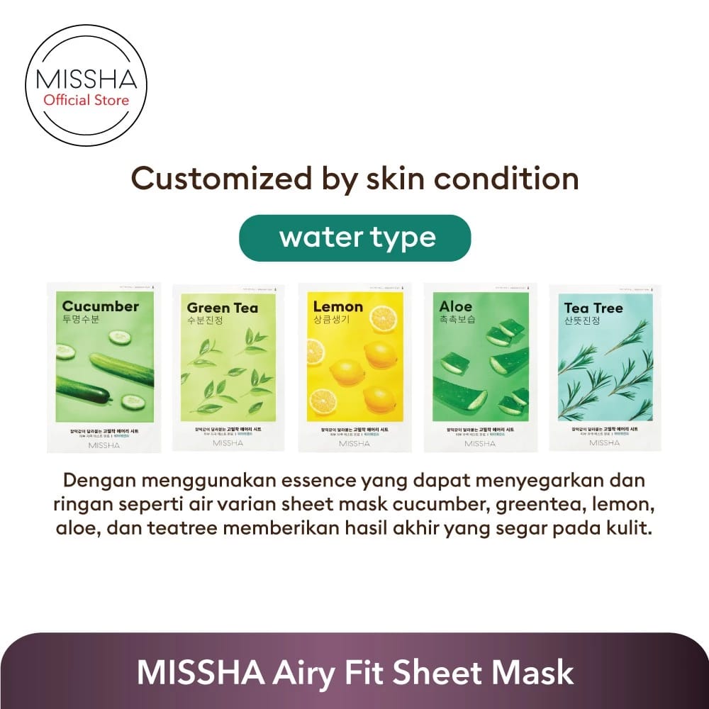 Able C&C MISSHA Airy Fit Sheet Mask Tea Tree