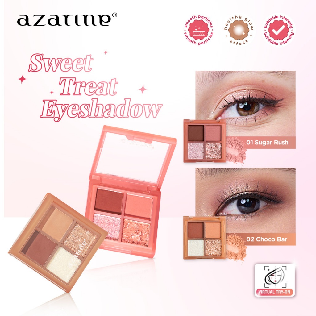 Wahana Kosmetika Indonesia Azarine® Sweet Treats Eyeshadow 02 Choco Bar