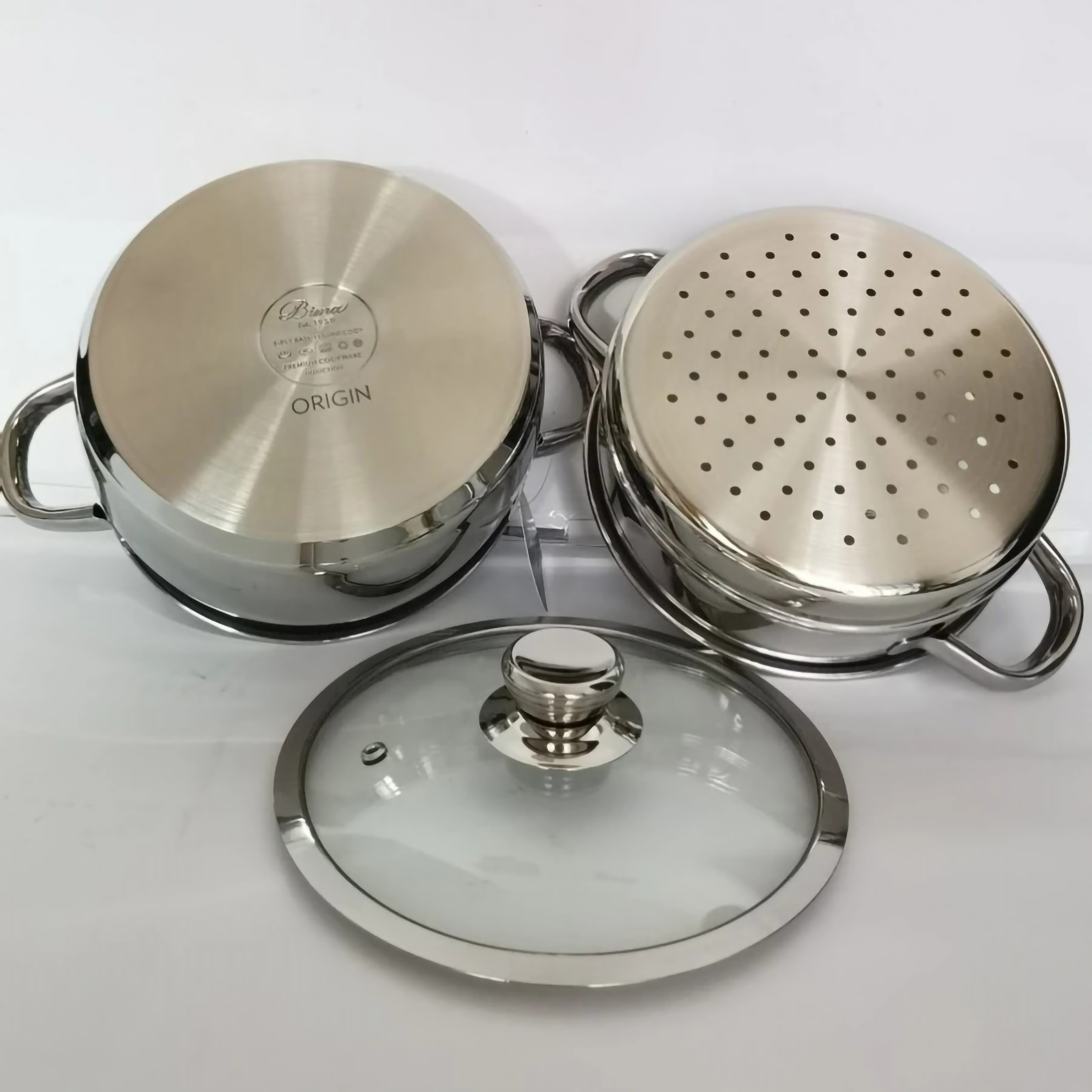Perusahaan Logam Bima Bima™ Origin Premiére Steamer Set 20 cm  B2002520