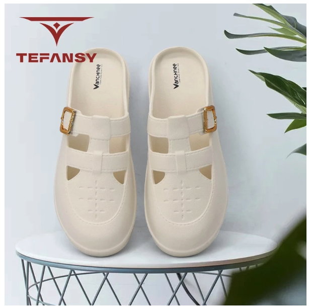 Tefansy Sandal Wedges Jelly Wanita