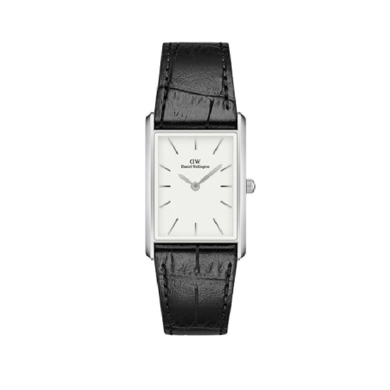 Daniel Wellington Bound White Black Crocodile Silver 1