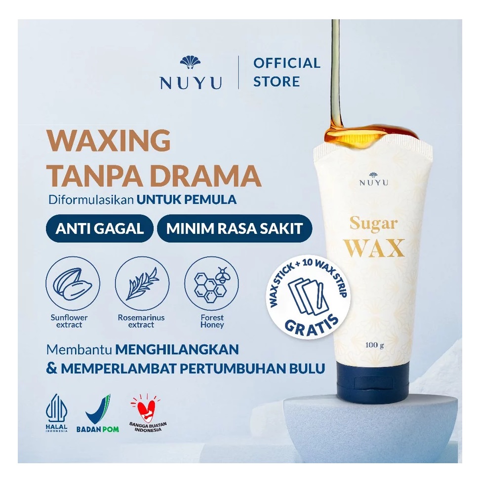 NUYU NUYU Sunflower Honey Sugar Wax Kit