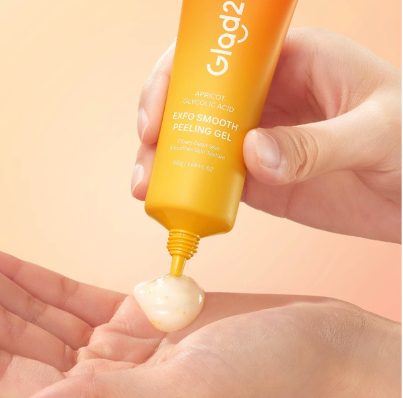 Glad2Glow Apricot Glycolic Acid Exfo Smooth Peeling Gel 4