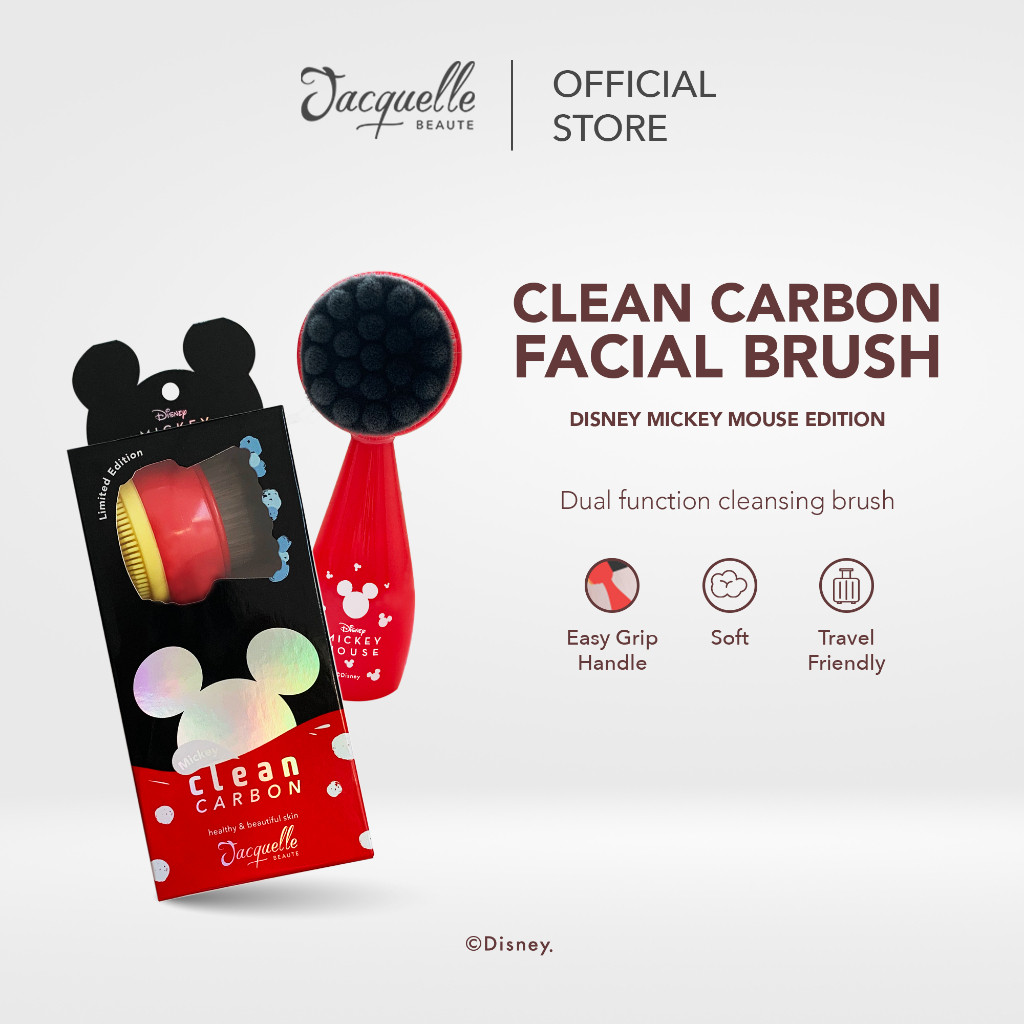 Jelita Anugerah Indonesia Jacquelle Beaute Clean Carbon Facial Brush Mickey Mouse Edition