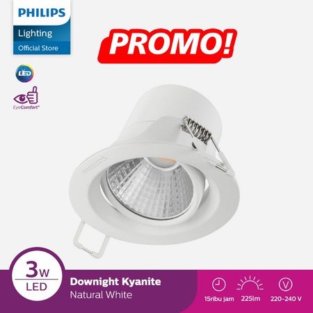 Philips Electronics Nederland B.V. Philips Recessed Spot Light KYANITE 070 3W  59751