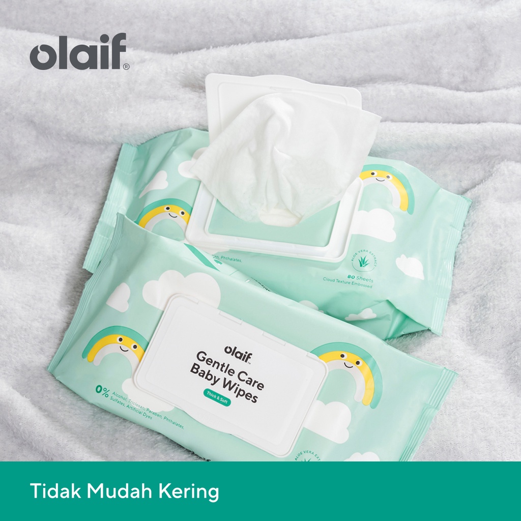 LAIF Untuk Indonesia Olaif Gentle Care Baby Wipes