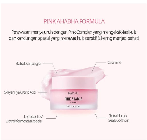 Abill Korea  NACIFIC Pink AHA BHA Cream