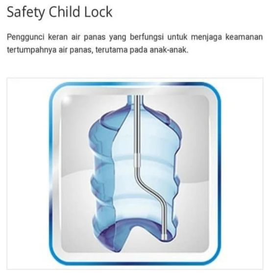 Sanken Argadwija Sanken Dispenser Galon Bawah  HWD-C555IC