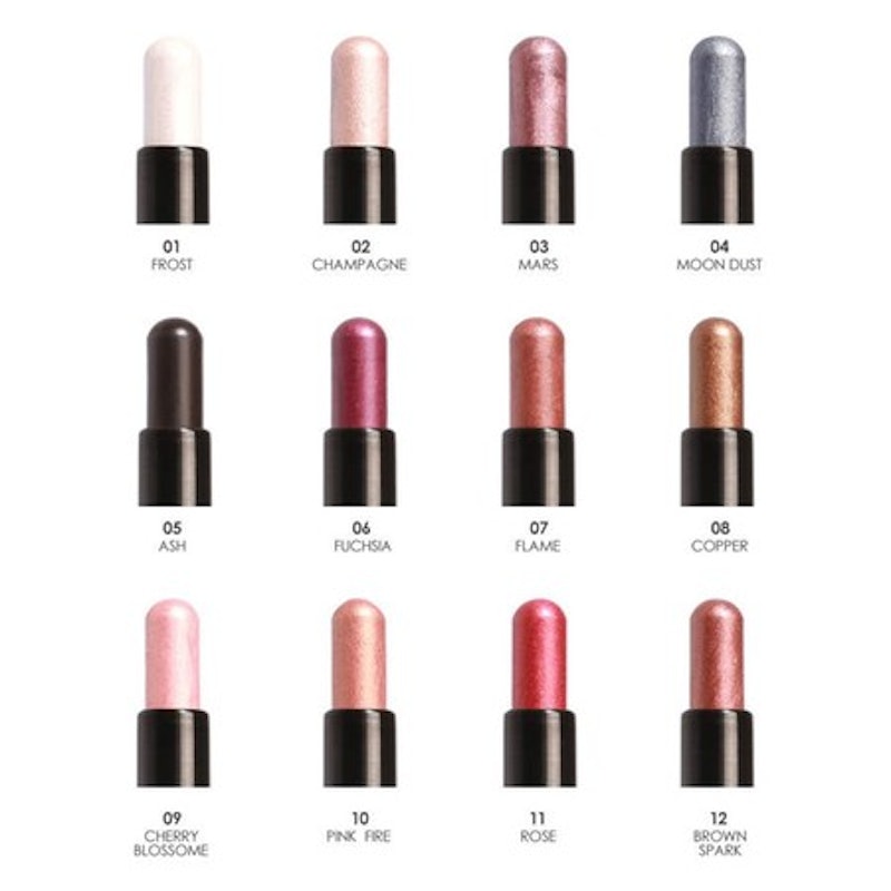 Single Eyeshadow Pencil Cream Shimmer 10 Pink Fire 3
