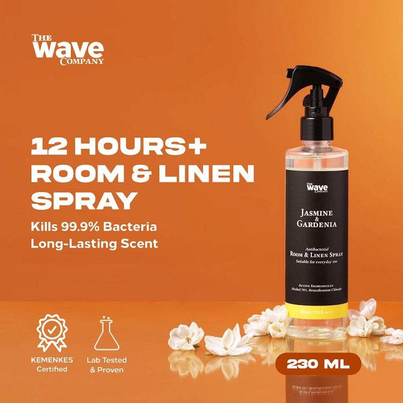 The Wave Company Antibacterial Room & Linen Spray Juniper & Lavender 2