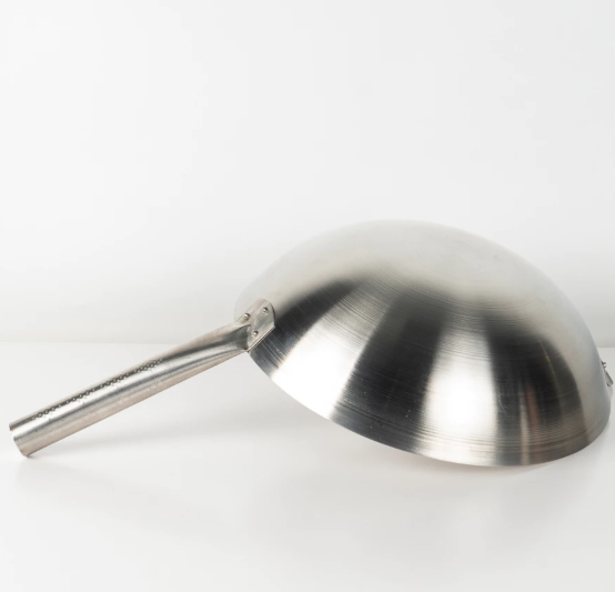  Calypso Wok Kuali Wajan Penggorengan Ukuran 30-40cm Gagang Stainless & Kayu