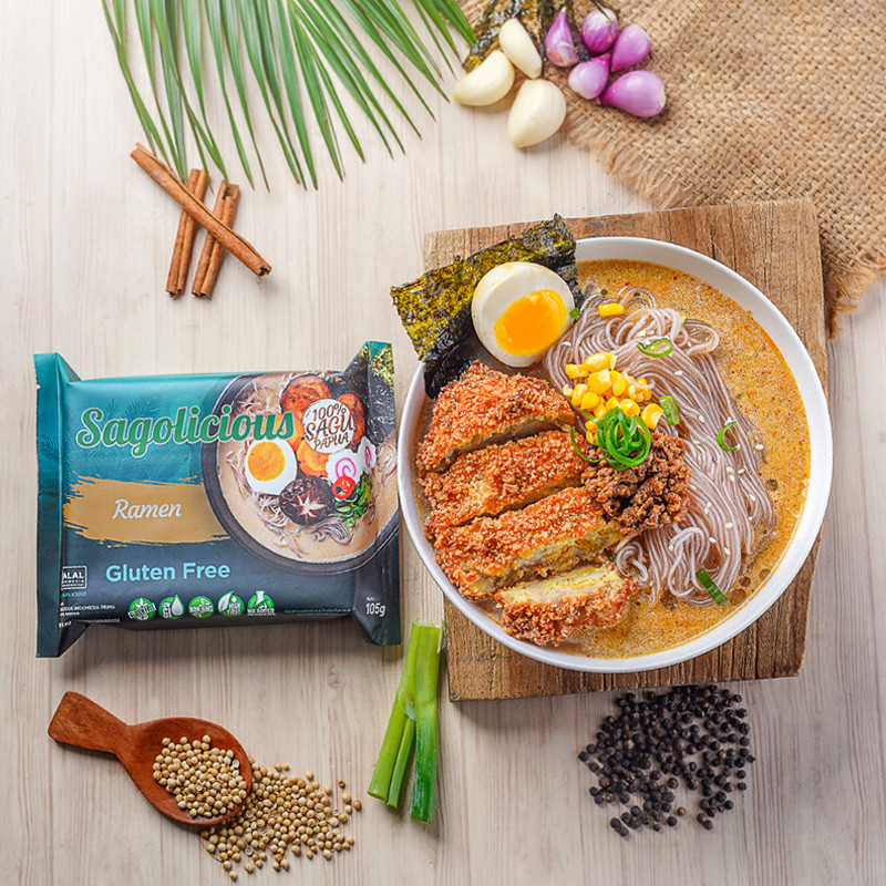 Sagolicious Indonesia Prima Sagolicious Gluten Free Ramen Noodle