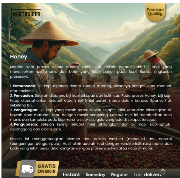 Northsider Coffee Roastery  Northsider Robusta Bali Kintamani