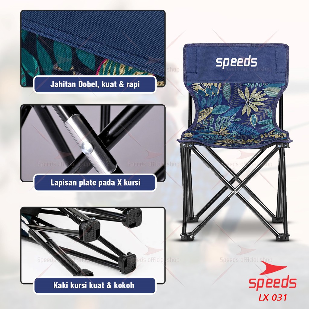 SPEEDS Kursi Lipat Outdoor XL 4