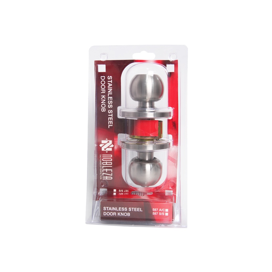 Cahaya Bangunan Baru NOBLEZA Kunci Bulat Stainless NKB-587 SS