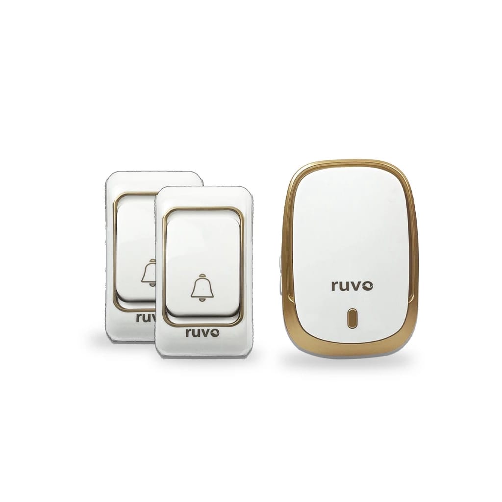  RUVO Wireless Doorbell E-Model (2 Button 1 Receiver)