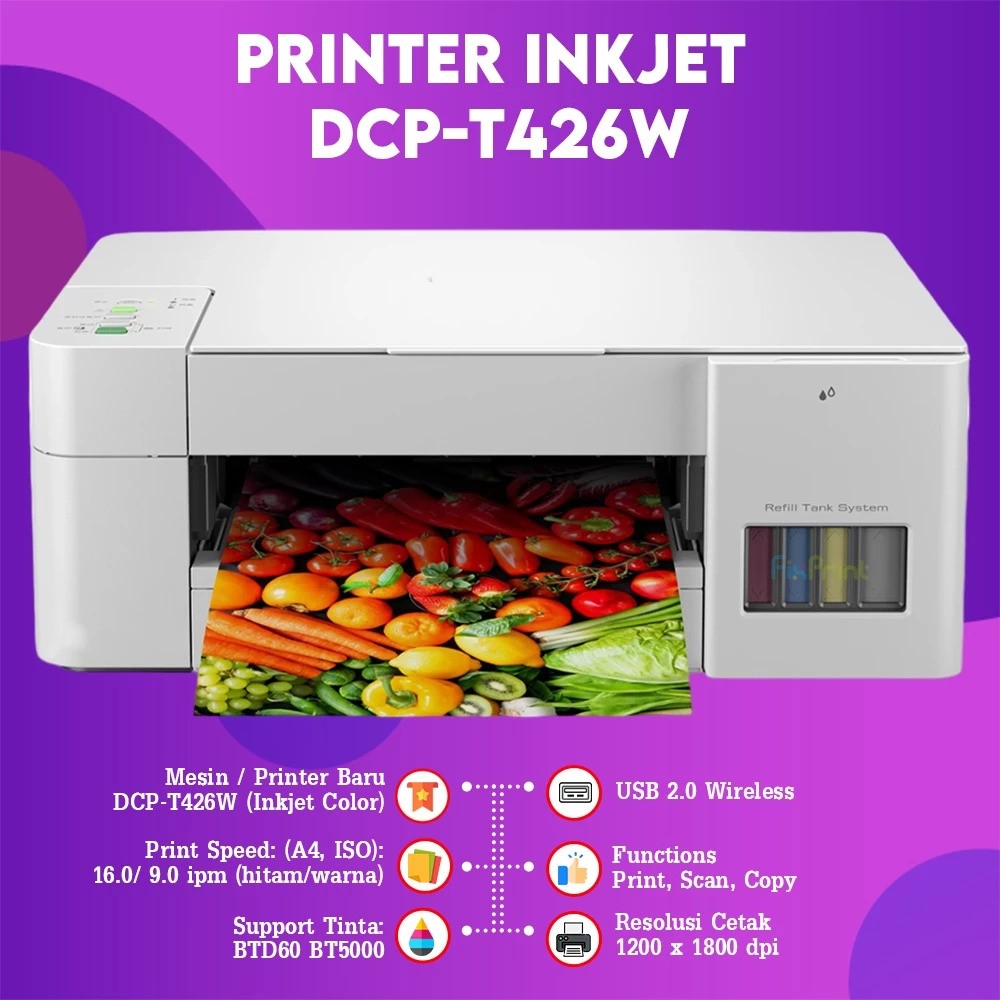 Brother Industries Brother Printer Ink Tank DCP-T426W