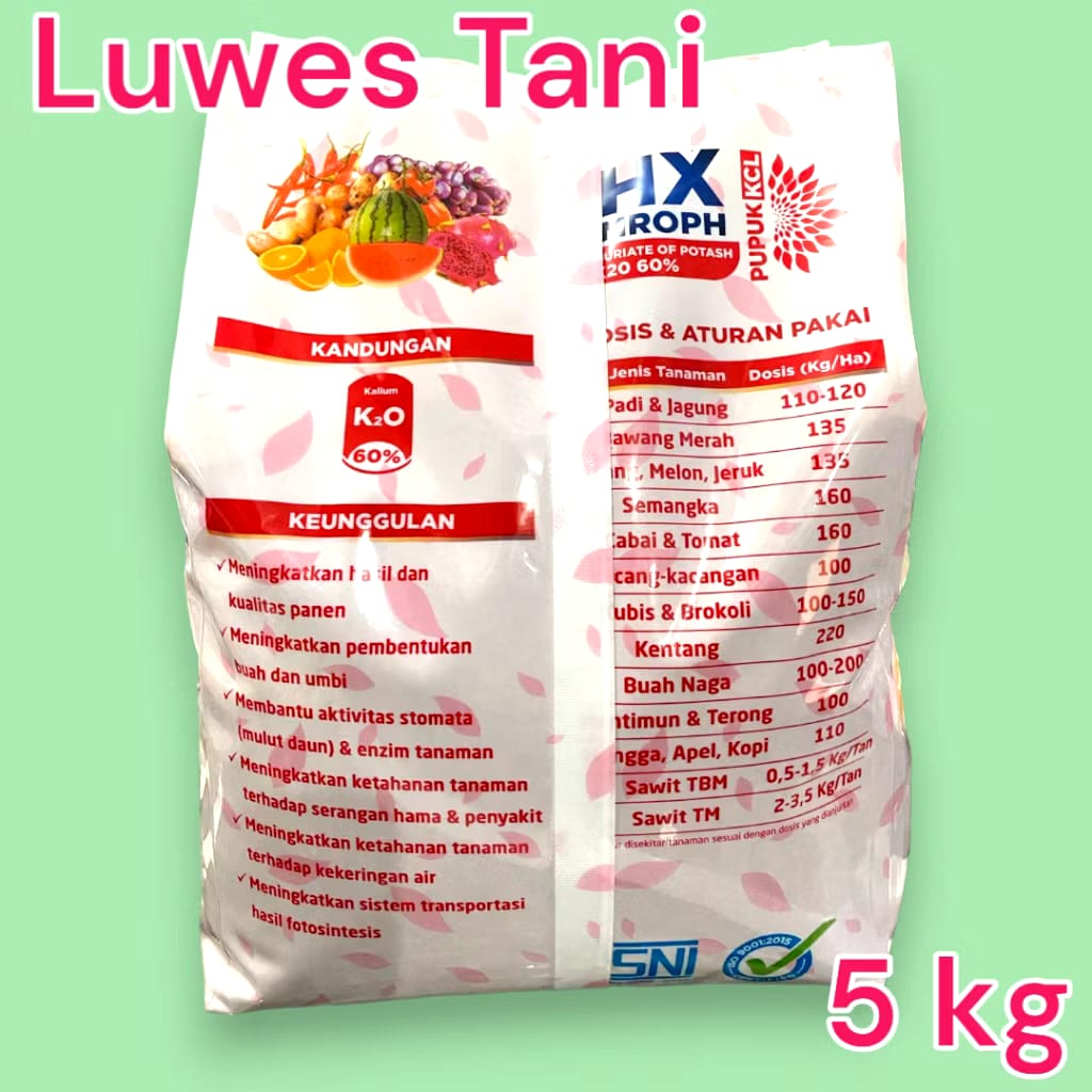 DGW Fertilizer HX-MROPH Pupuk KCL 5 Kg