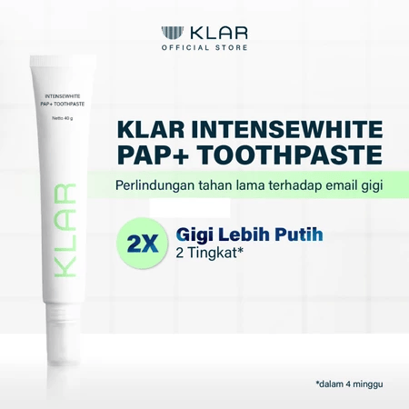 KLAR Intensewhite PAP+ Toothpaste