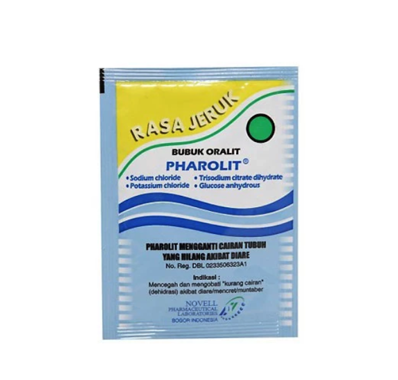 Pharolit Bubuk Oralit Rasa Jeruk 1