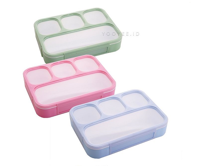  Lunch box sekat 4 #578