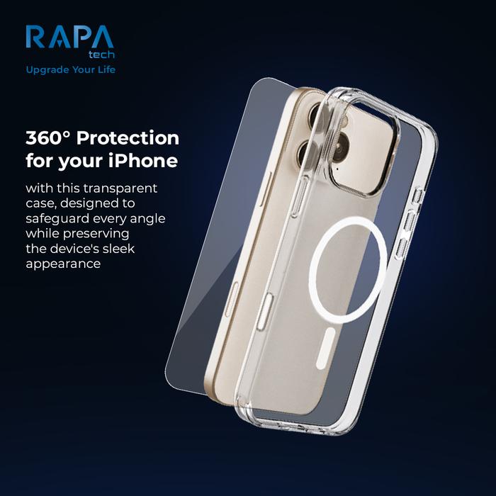 RAPAtech Hybrid MagSafe Clear Case iPhone 4