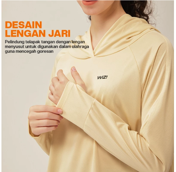  WiZi Atasan Olahraga Wanita Sport Hoodie