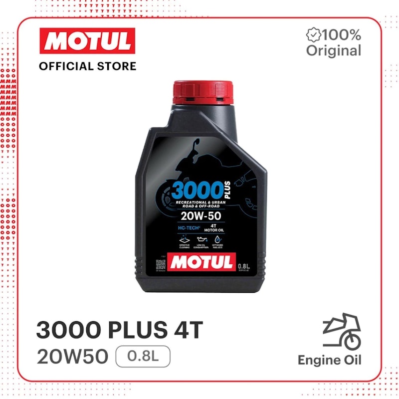 Motul 3000 PLUS 4T 20W-50 3