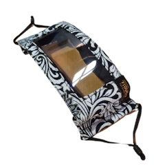 Masker Batik Transparan