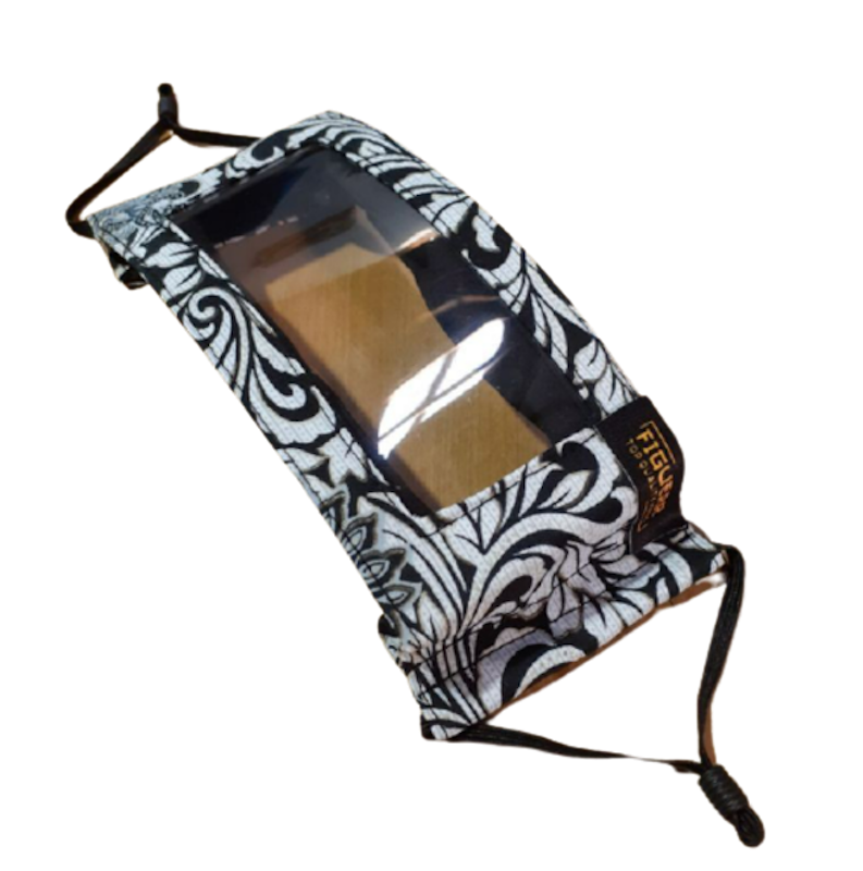 Masker Batik Transparan 1