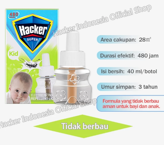  Hacker Warrior Mosquito Repellent Heater Liquid