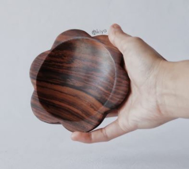 HIMAWARI Piring Kayu 4