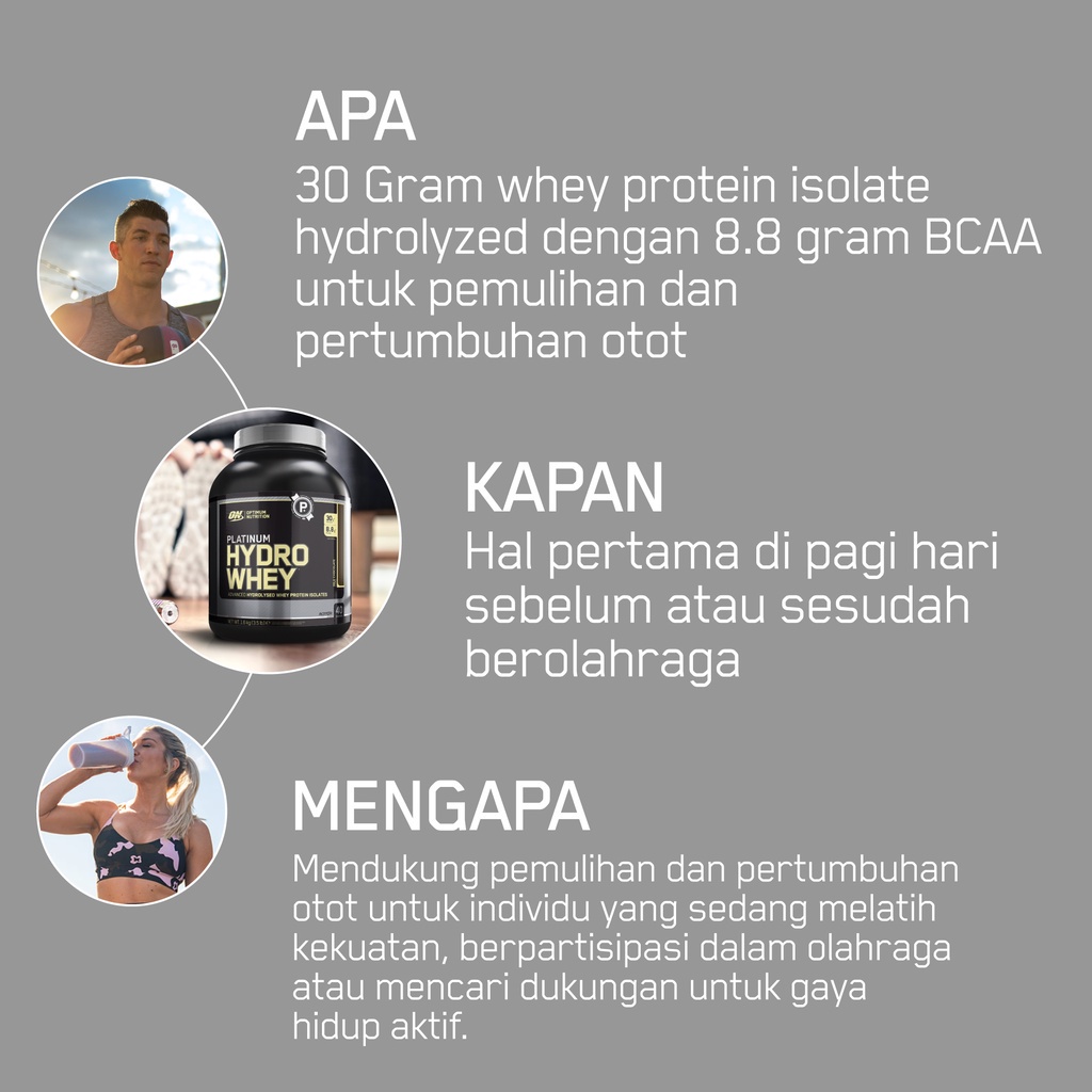 Optimum Nutrition Indonesia Optimum Nutrition Platinum Hydro Whey Turbo Chocolate