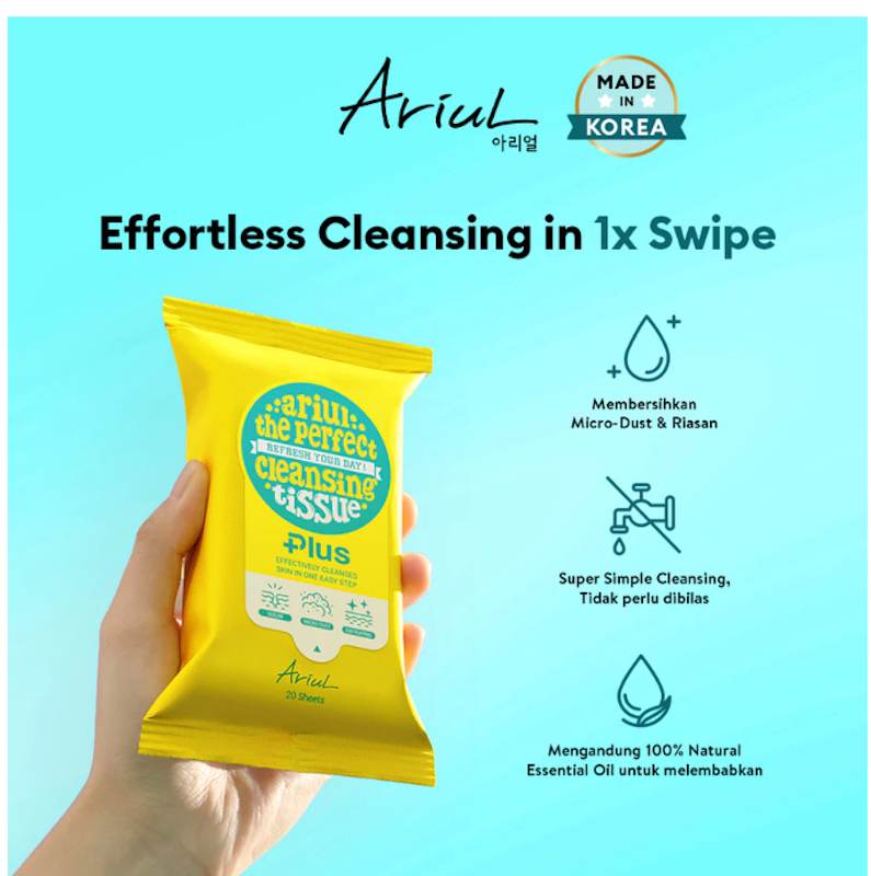 Ariul The Perfect Refresh Your Day! Cleansing Tissue Plus 3